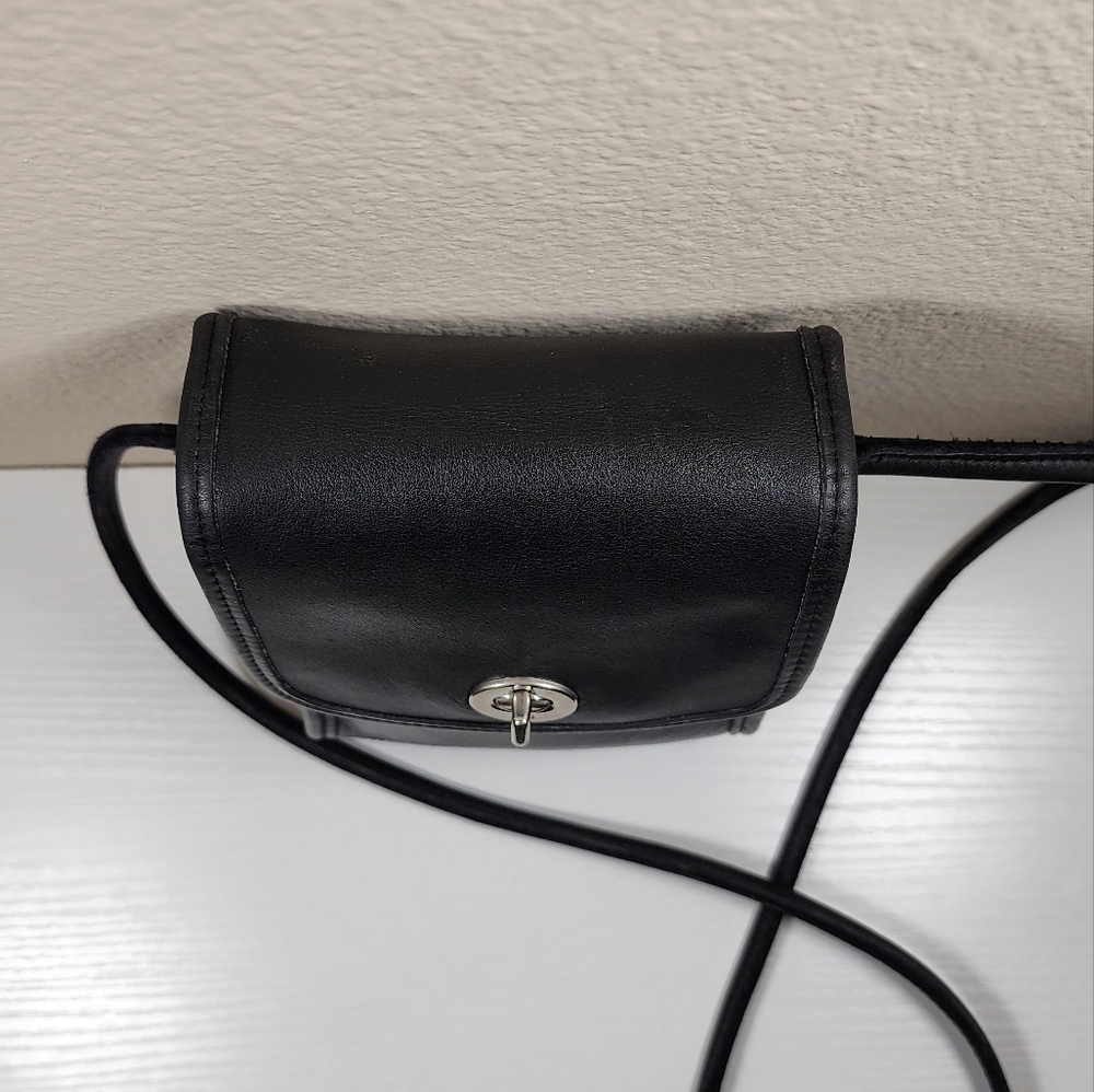 Vintage Coach Black/Nickel Scooter Bag #9893 - Picture 11 of 16